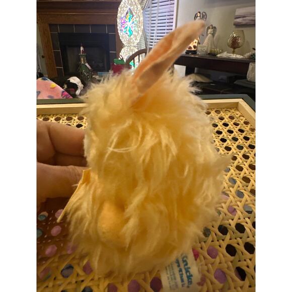 Vintage Knickerbocker 11 D2 Mini 5” Bunny with Orange Plaid Ears. Rare-Read - Picture 3 of 10